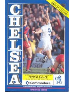 Chelsea v Crystal Palace official programme 12/03/1990
