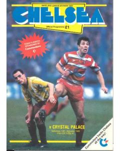 Chelsea v Crystal Palace official programme 14/01/1989