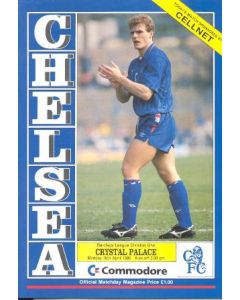 Chelsea v Crystal Palace official programme 16/04/1990