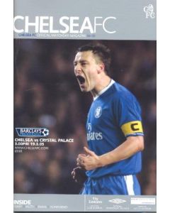 Chelsea v Crystal Palace official programme 19/03/2005