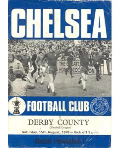Chelsea v Derby County official programme 15/08/1970 Football League