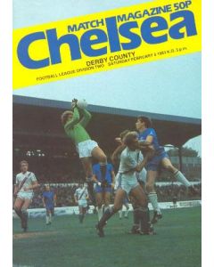 Chelsea v Derby County official programme 05/02/1983