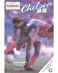 Chelsea v Darby County official programme 09/04/1988