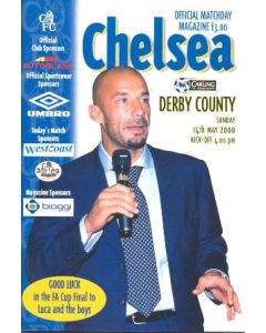 Chelsea v Derby County official programme 14/05/2000 Premier League