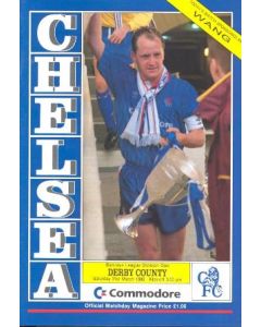 Chelsea v Derby County official programme 31/03/1990