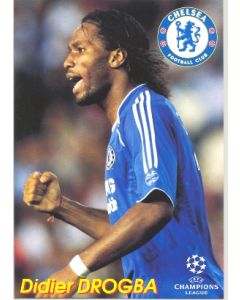 Chelsea, Didier Drogba Russian produced postcard 2007-2008