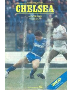 Chelsea v Everton official programme 04/04/1987