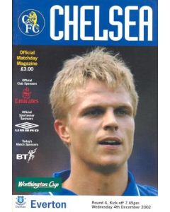 Chelsea v Everton official programme 04/12/2002 Football League