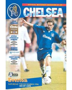 Chelsea v Everton official programme 07/12/1996 Carling Premiership