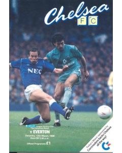 Chelsea v Everton official programme 12/03/1988