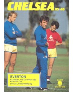Chelsea v Everton official programme 12/10/1985