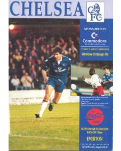 Chelsea v Everton official programme 16/12/1992