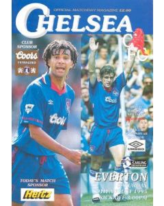 Chelsea v Everton official programme 19/08/1995