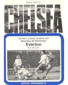 Chelsea v Everton official programme 23/12/1972