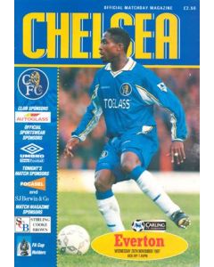 Chelsea v Everton official programme 26/11/1997