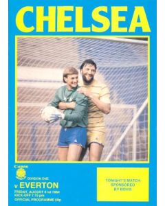 Chelsea v Everton official programme 31/08/1984