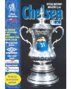 Chelsea v Gillingham official programme 20/02/2000 F.A. Cup