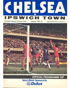 Chelsea v Ipswich Town official programme 05/05/1979