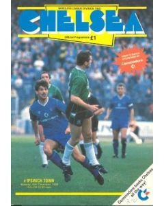 Chelsea v Ipswich Town official programme 26/12/1988