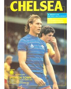 Chelsea v Ipswich Town official programme 27/10/1984,