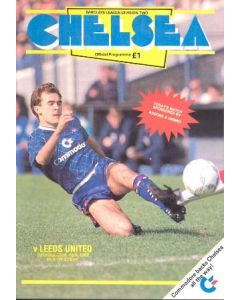 Chelsea v Leeds United official programme 22/04/1989