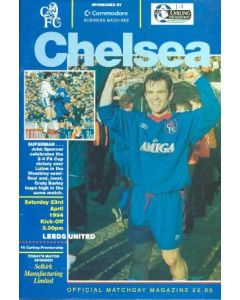 Chelsea v Leeds official programme 23/04/1994