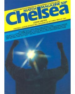 Chelsea v Leeds United official programme 09/10/1982