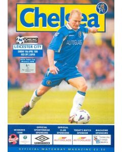 Chelsea v Leicester City official programme 18/04/1999