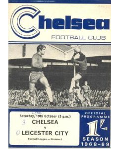 Chelsea v Leicester City official programme 19/10/1968