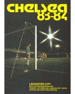 Chelsea v Leicester City official programme 25/10/1983