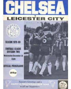 Chelsea v Leicester City official programme 26/12/1979