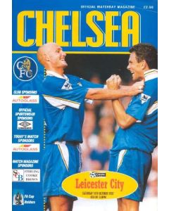 Chelsea v Leicester City official programme 18/10/1997