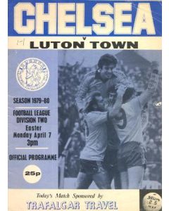 Chelsea v Luton Town official programme 07/04/1980