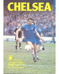 Chelsea v Luton Town official programme 08/05/1985