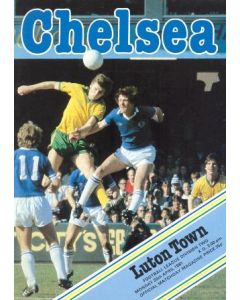 Chelsea v Luton Town official programme 20/04/1981
