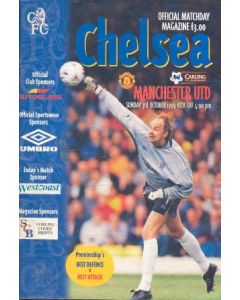 Chelsea v Manchester United official programme 03/10/1999 Premier League