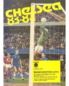 Chelsea v Manchester City official programme 03/12/1983