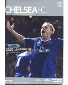 Chelsea v Manchester City official programme 06/02/2005