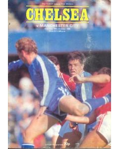 Chelsea v Manchester City official programme 18/10/1986