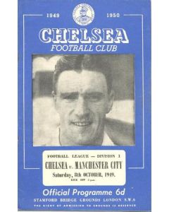Chelsea v Manchester City official programme 08/10/1949
