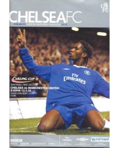 Chelsea v Manchester United official programme 12/01/2005
