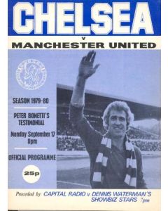 Chelsea v Manchester United official programme 17/09/1979