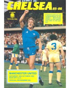 Chelsea v Manchester United official programme 26/10/1985