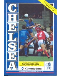 Chelsea v Manchester City official programme 28/10/1989