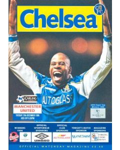 Chelsea v Manchester United official programme 29/12/1998