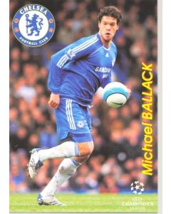 Chelsea, Michael Ballack Russian produced postcard 2007-2008