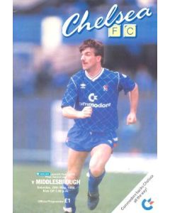 Chelsea v Middlesbrough official programme 28/05/1988