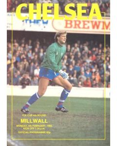 Chelsea v Millwall official programme 04/02/1985