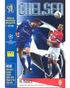 Chelsea v Monaco Official Programme 05/05/2004