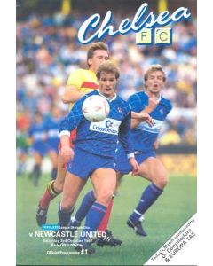 Chelsea v Newcastle United official programme 03/10/1987